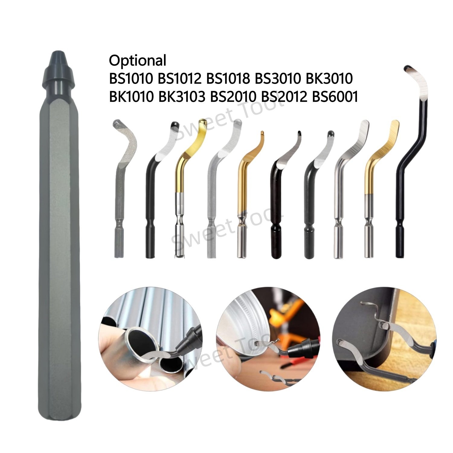 3D Print Removal Tool - Ultimate Deburring Solution Grey Metal Handle