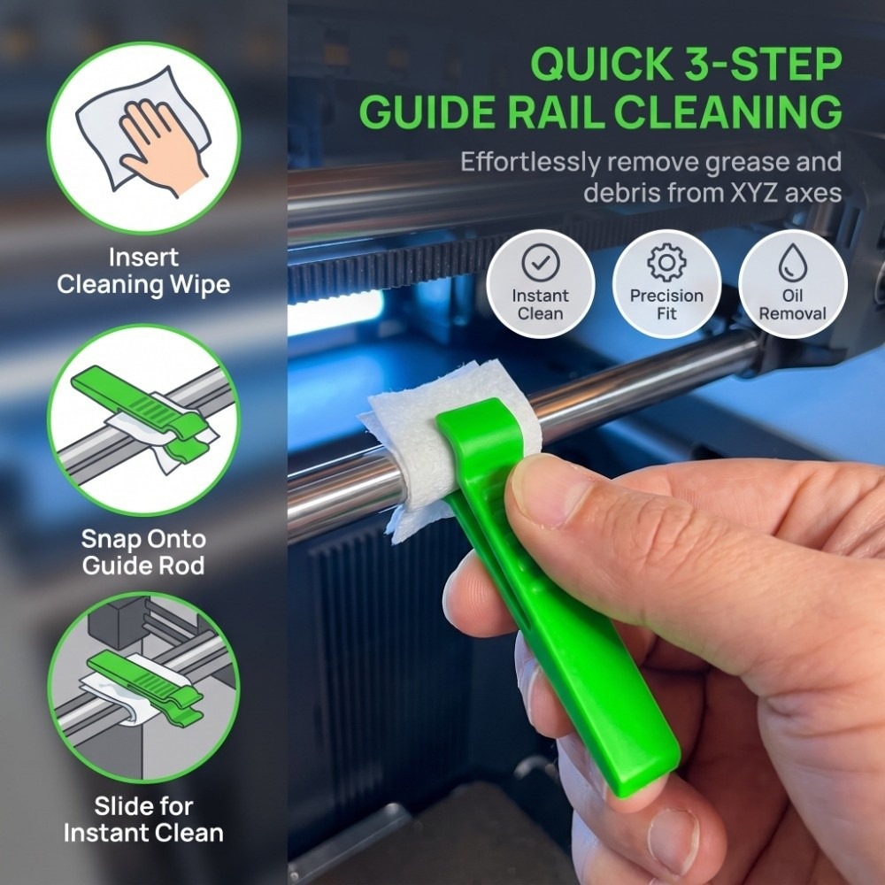 3D Print Removal Tool - 10pcs Portable Guide Post Cleaning Aid