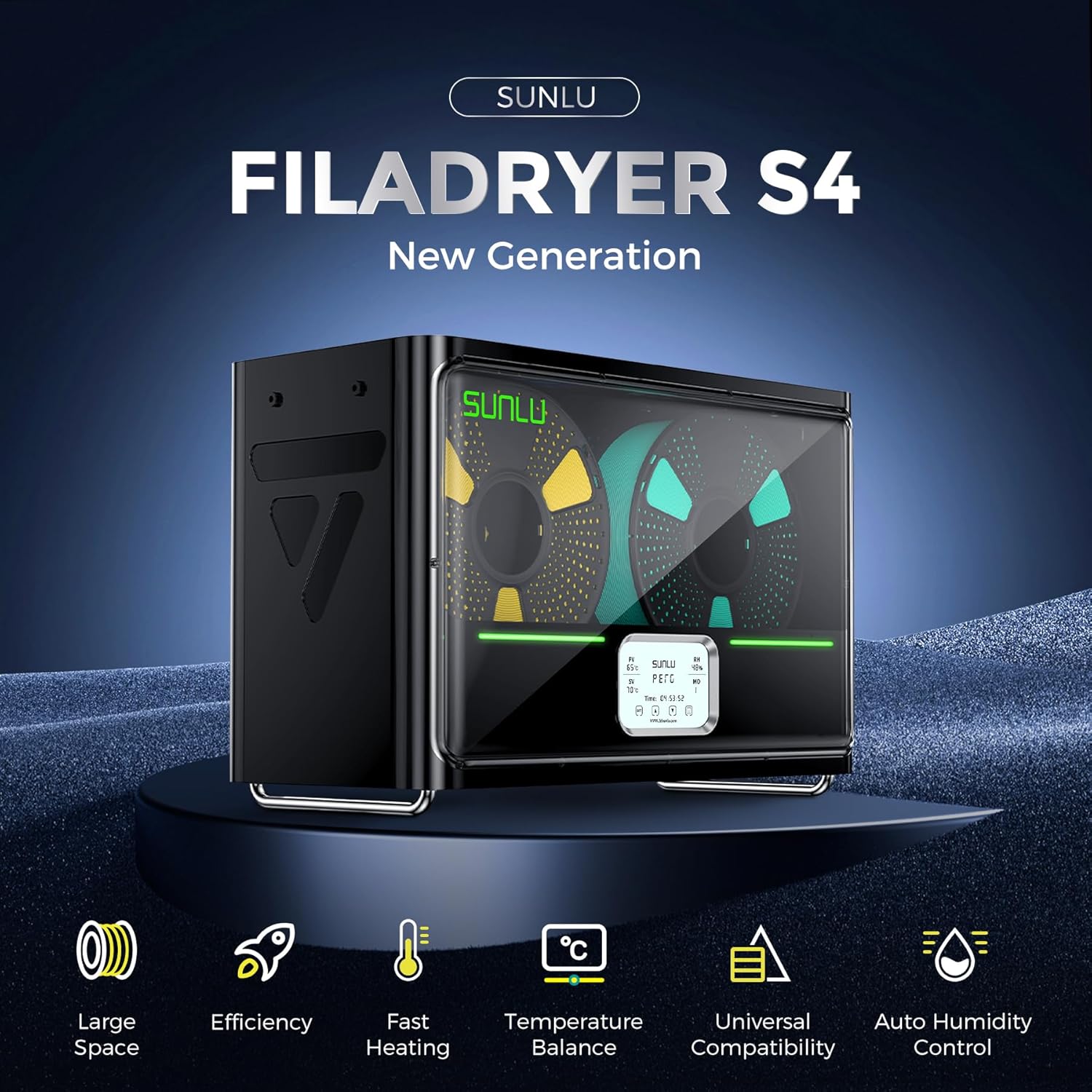 SUNLU S4 Filament Dryer Box 4  - đánh giá và giá 3D Printing Ptc