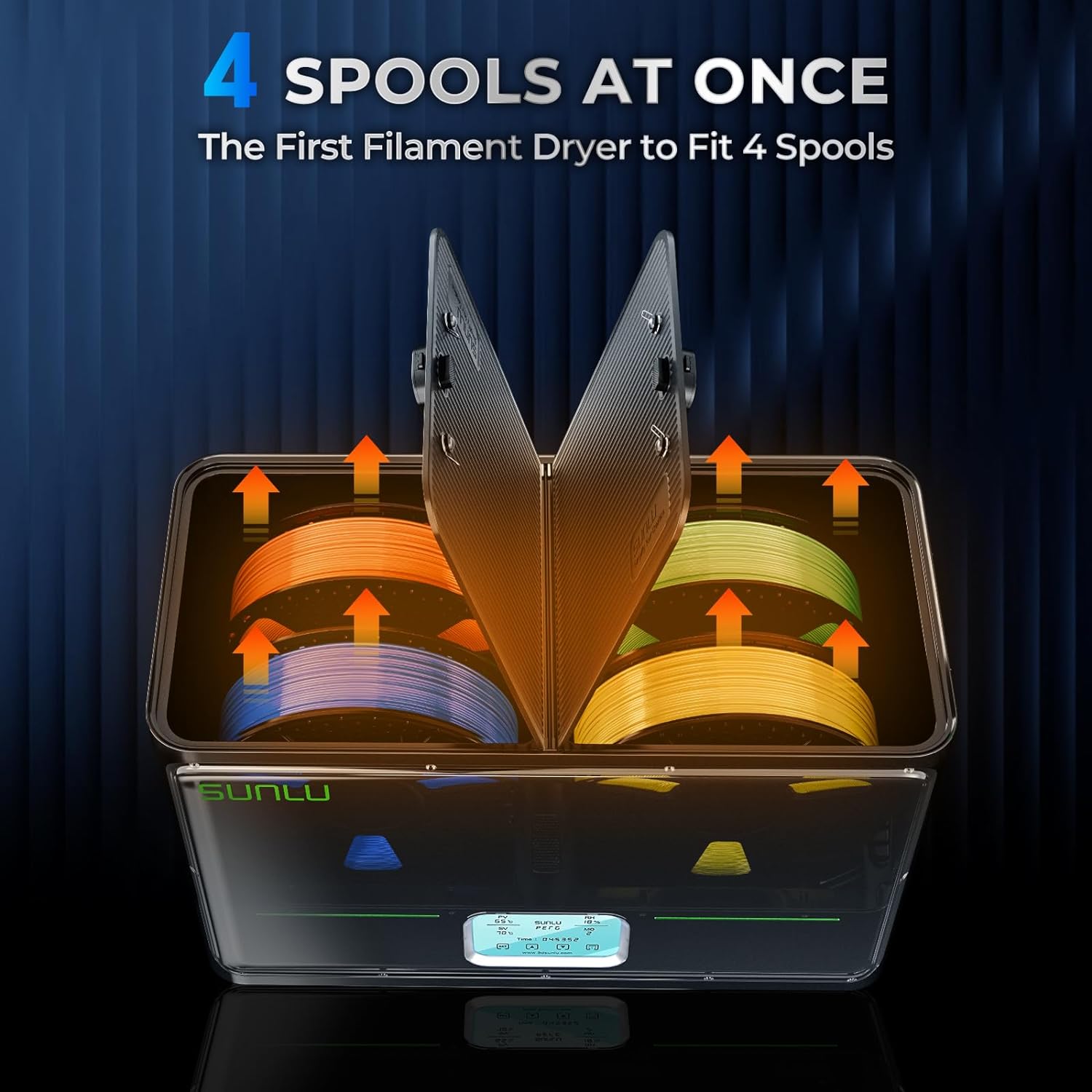 SUNLU S4 Filament Dryer Box 4  - đánh giá và giá 3D Printing Ptc