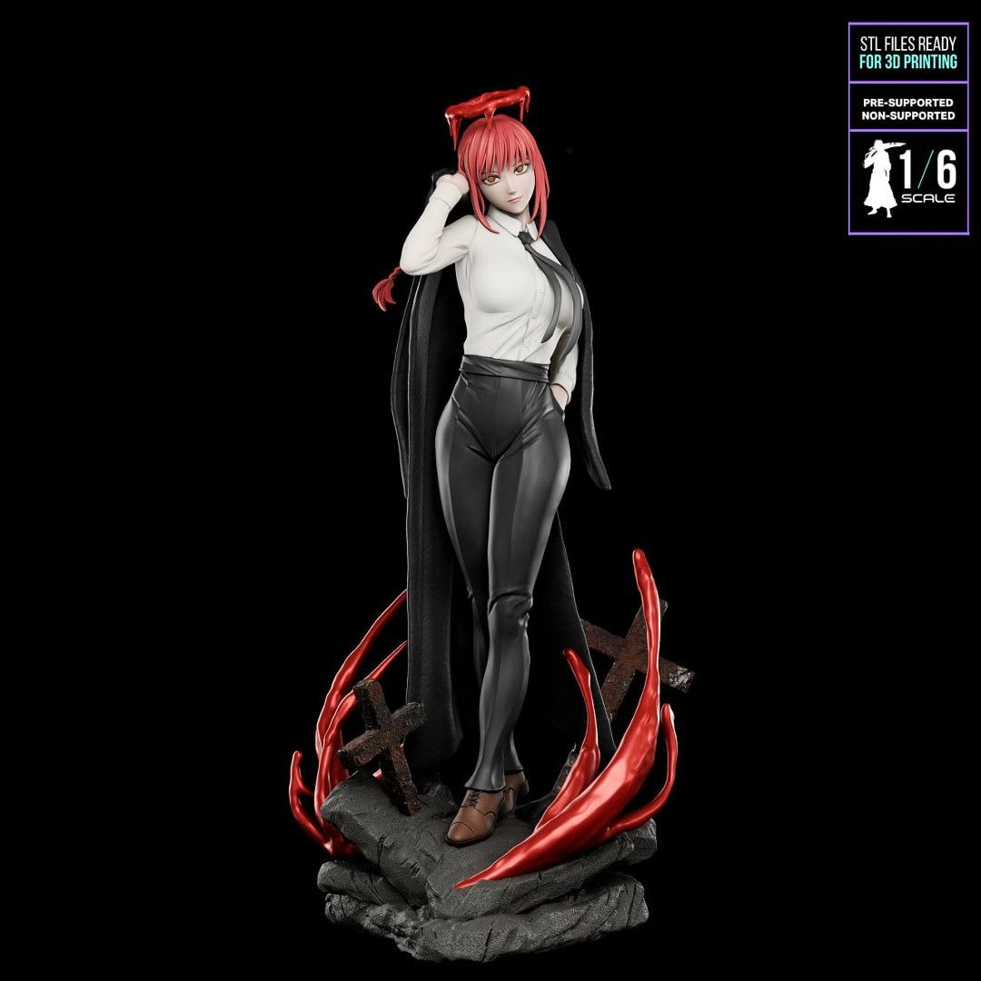 Chainsaw Girl Machima Gk Figur - đánh giá và giá 3D Printing Ptc
