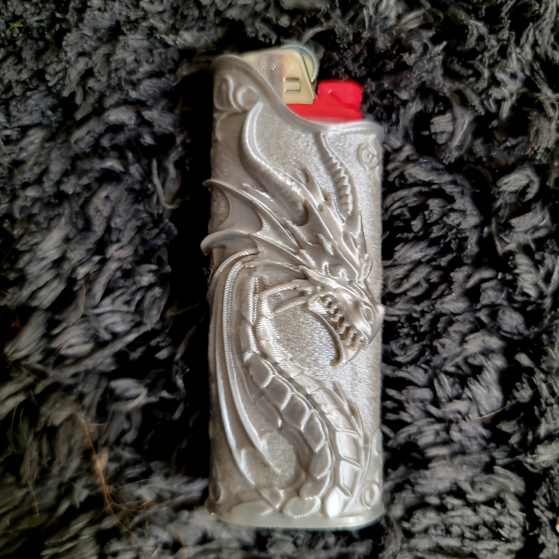 Gothic Embossed Dragon Lighter - đánh giá và giá 3D Printing Dragon
