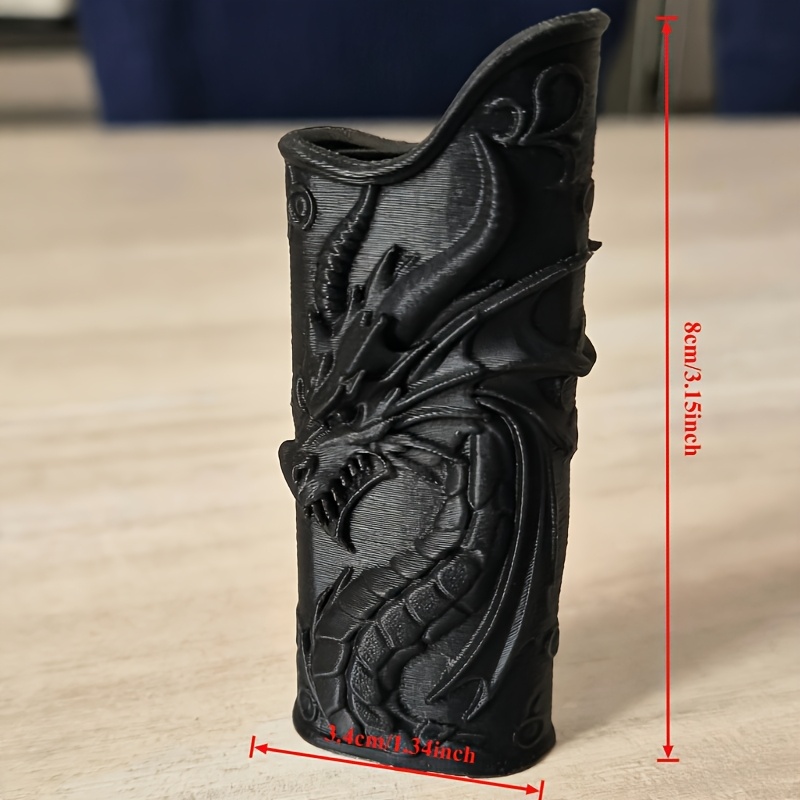 Gothic Embossed Dragon Lighter - đánh giá và giá 3D Printing Dragon