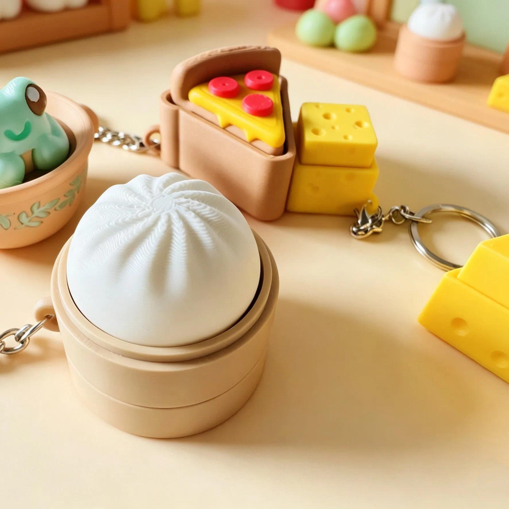 Cheese Cake Keyboard Keychain  - đánh giá và giá 3D Printing Keycaps
