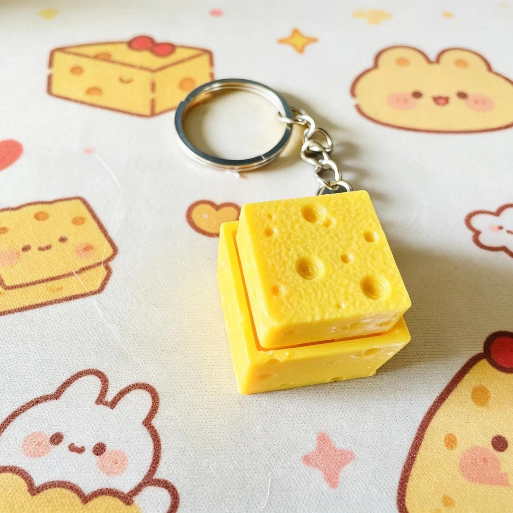 Cheese Cake Keyboard Keychain  - đánh giá và giá 3D Printing Keycaps