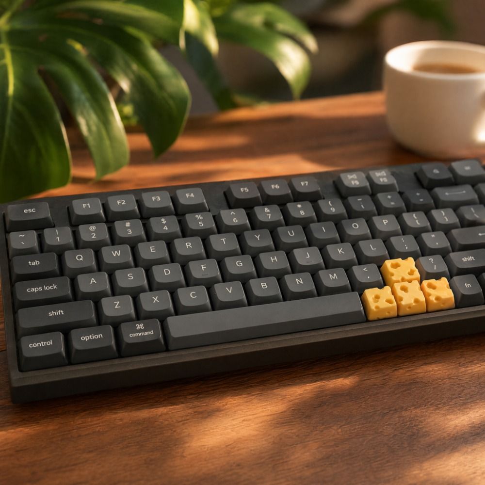 4pcs 3D Printing Chesse Cake K - đánh giá và giá 3D Printing Keycaps
