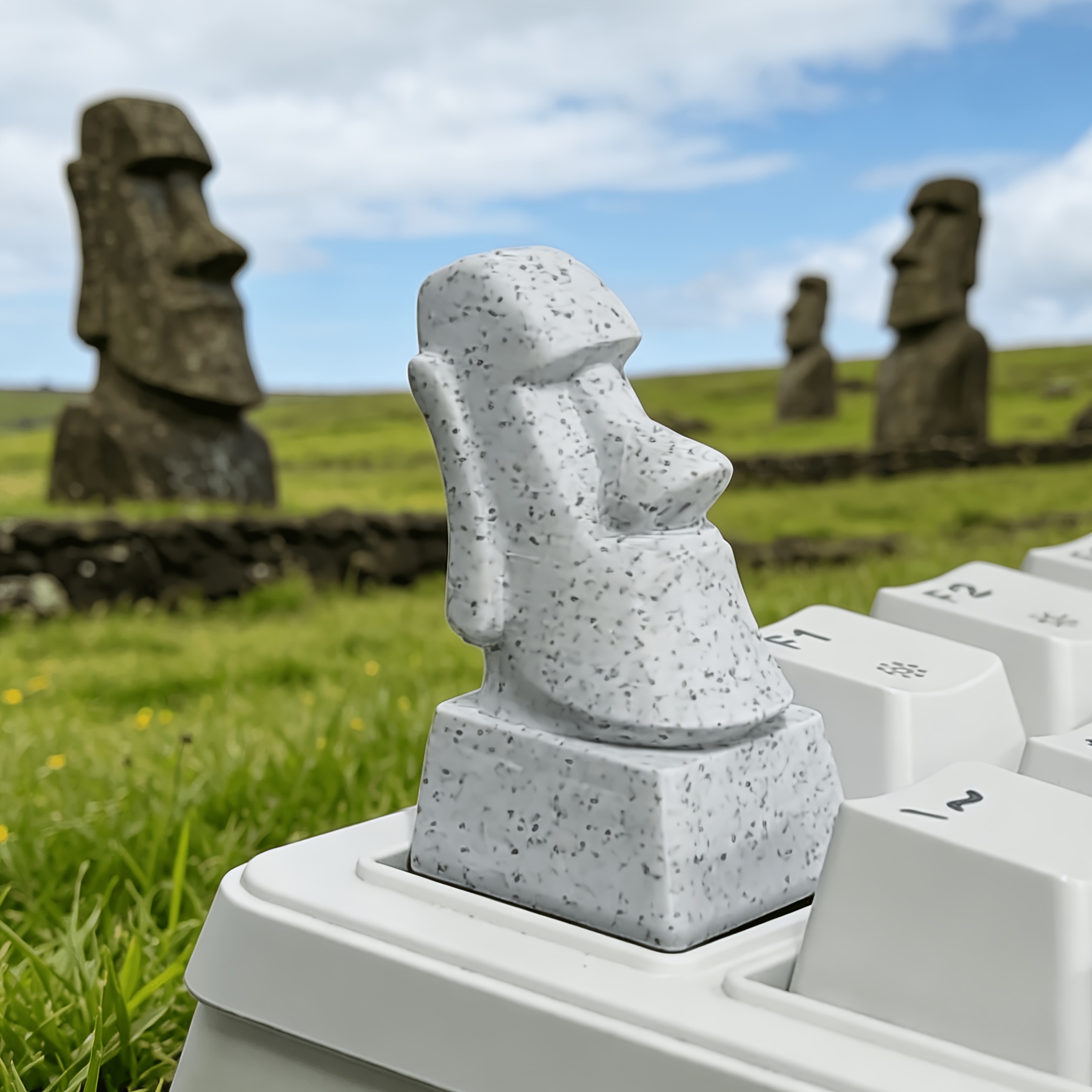 3D Printed Stone Texture Keyca - đánh giá và giá 3D Printing Keycaps