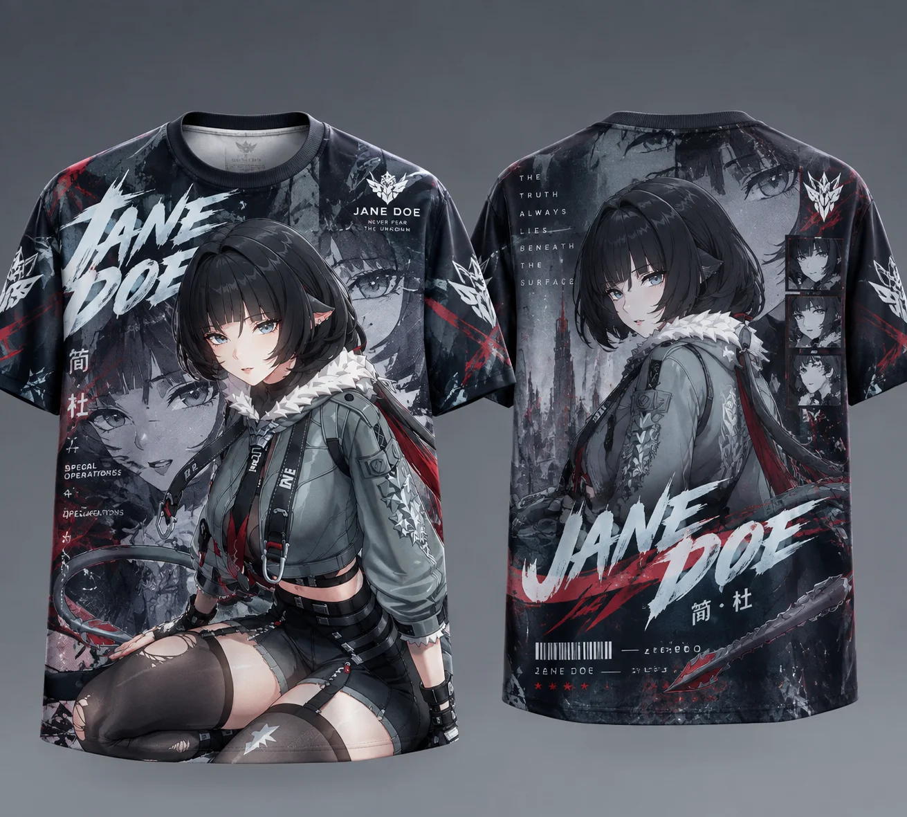 Jane Doe 3D Full‑Print T‑Shirt - đánh giá và giá 3D Printing Zone