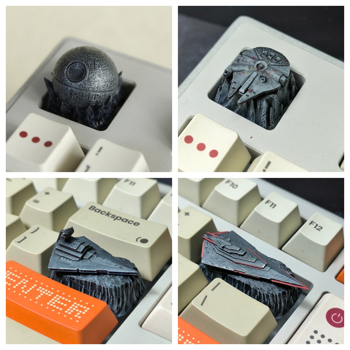 HCY Death Star Artisan Keycap  - đánh giá và giá 3D Printing Keycaps