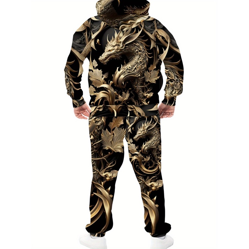 Men'S Luxury Golden Dragon 3D  - đánh giá và giá 3D Printing Dragon