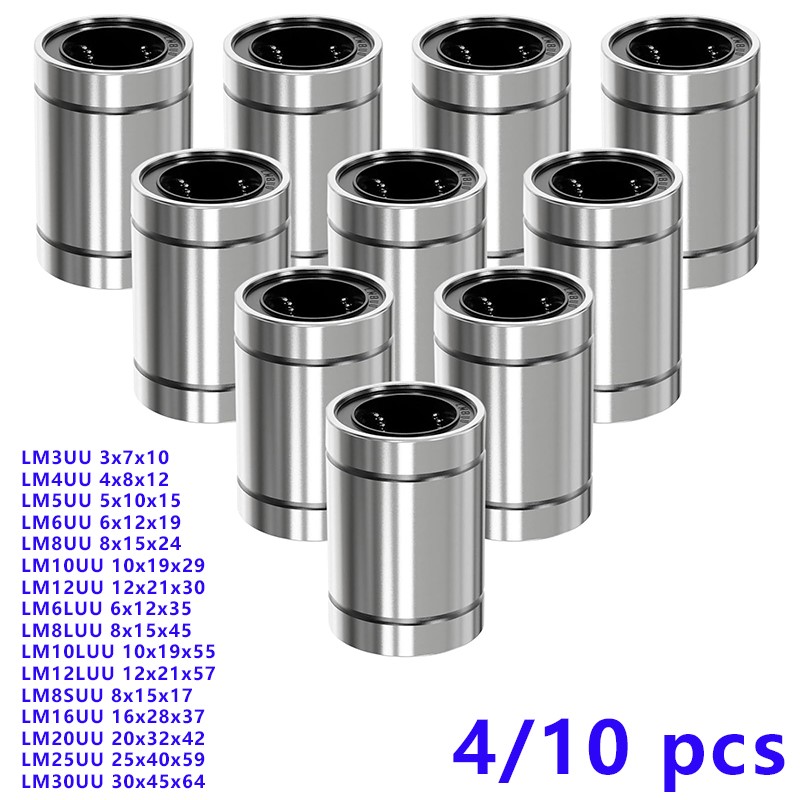 4/10PCS LM8UU LM10UU LM16UU LM - đánh giá và giá 3D Printing Guide